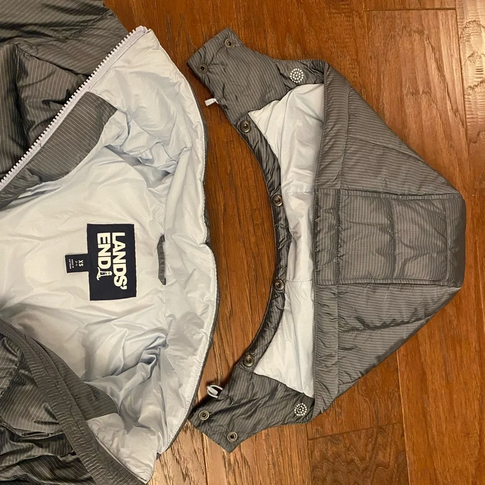 NWOT Lands’ End Gray Jacket Size XS - Picture 5 of 5